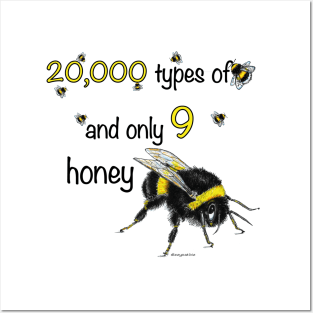 Honey bee Posters and Art